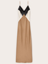 Rochie lungă din satin image number 4