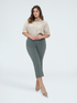 Pantaloni Kick Flare in tessuto stretch image number 2