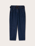 Balloon fit jeans with lyocell blend belt image number 4