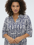 Hemdblusenkleid aus Viskose mit Print image number 5
