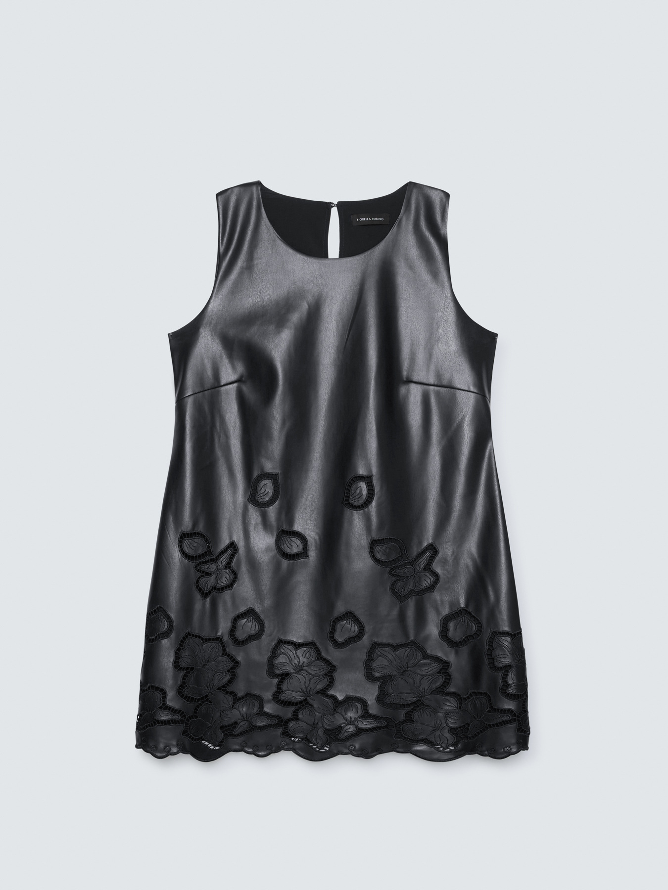 Vestito corto con dettagli floreali image number 5