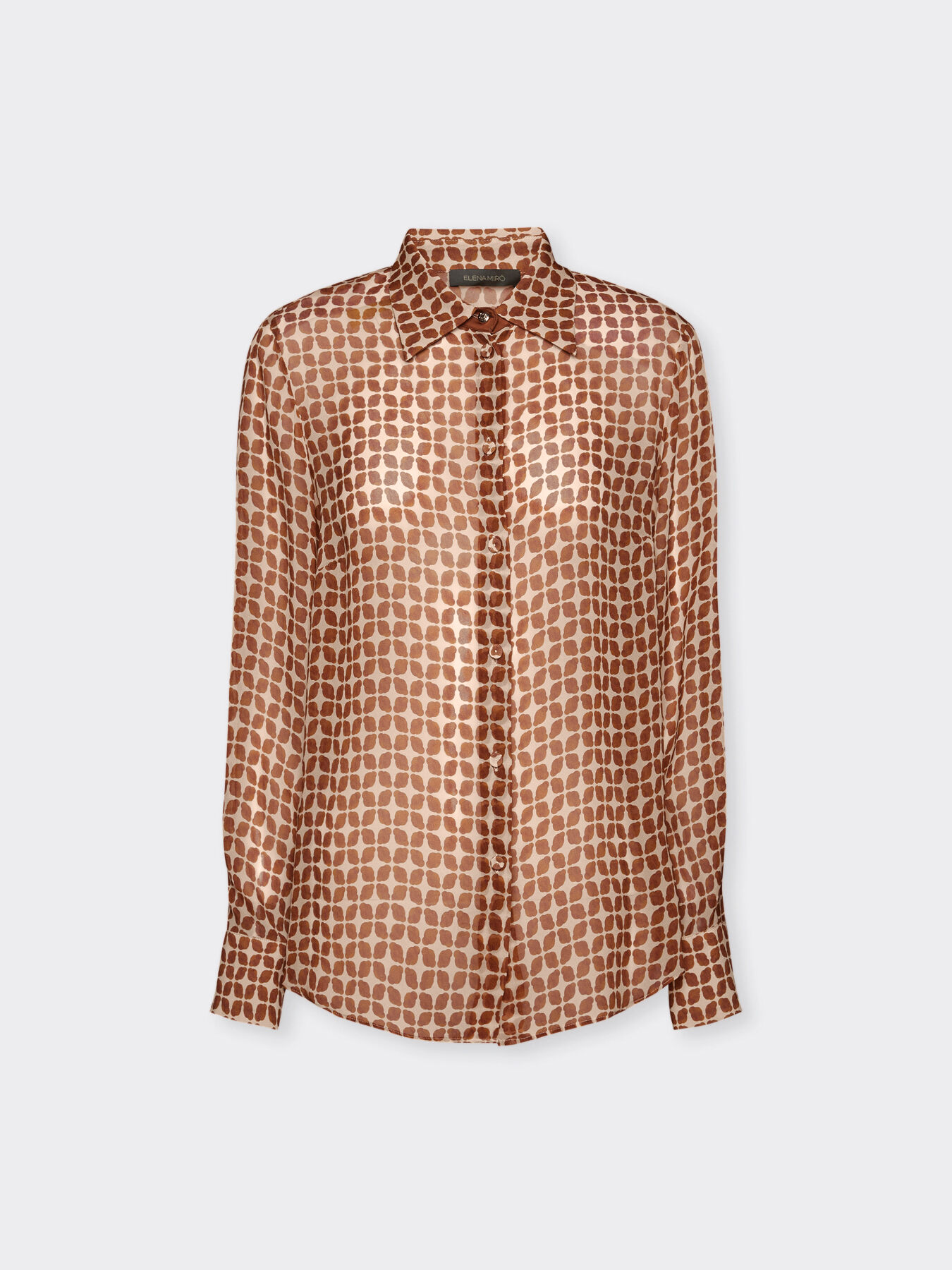 Geometric print shirt image number 4
