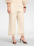 Pantaloni misto cotone con pizzo image number 2