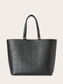 Openwork tote bag with handles image number 1