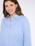 Camicia in cotone con ricamo a rombi image number 1