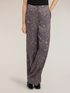 Palazzo-Hose aus Viskose-Twill mit Blumendruck image number 2