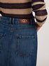 Gonna longuette in denim image number 3