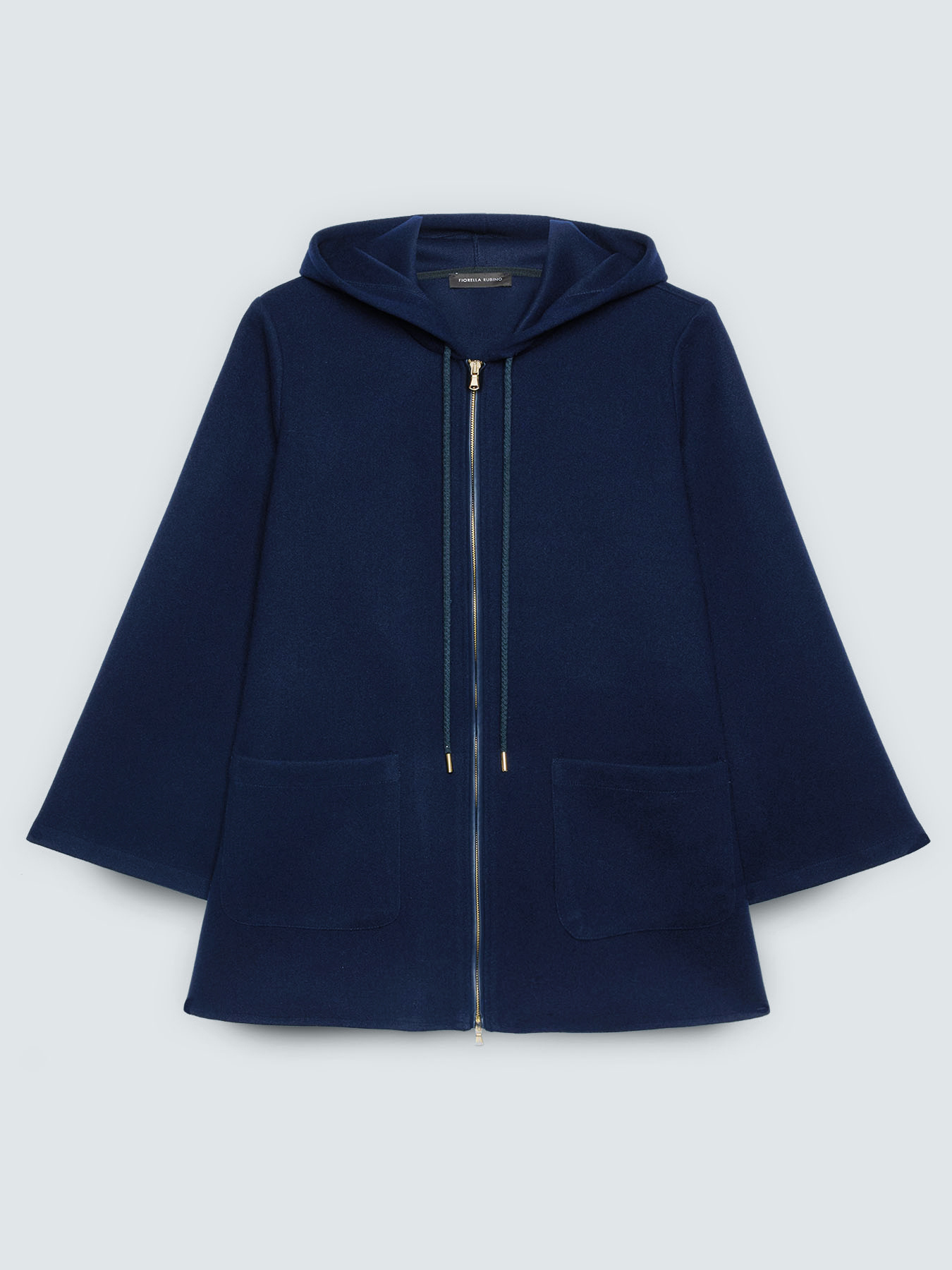 Giacca in panno con cappuccio image number 4