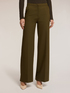 Wide-leg trousers in wool blend flannel image number 2