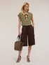 Blouse with twisted trim image number 0