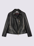Biker jacket with asymmetrical zip image number 4
