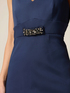 Poplin dress with jewel patch image number 2