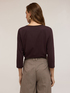 Basic two-material T-shirt image number 1