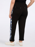 Pantalon bouffant en tissu scuba avec bandes latérales image number 1