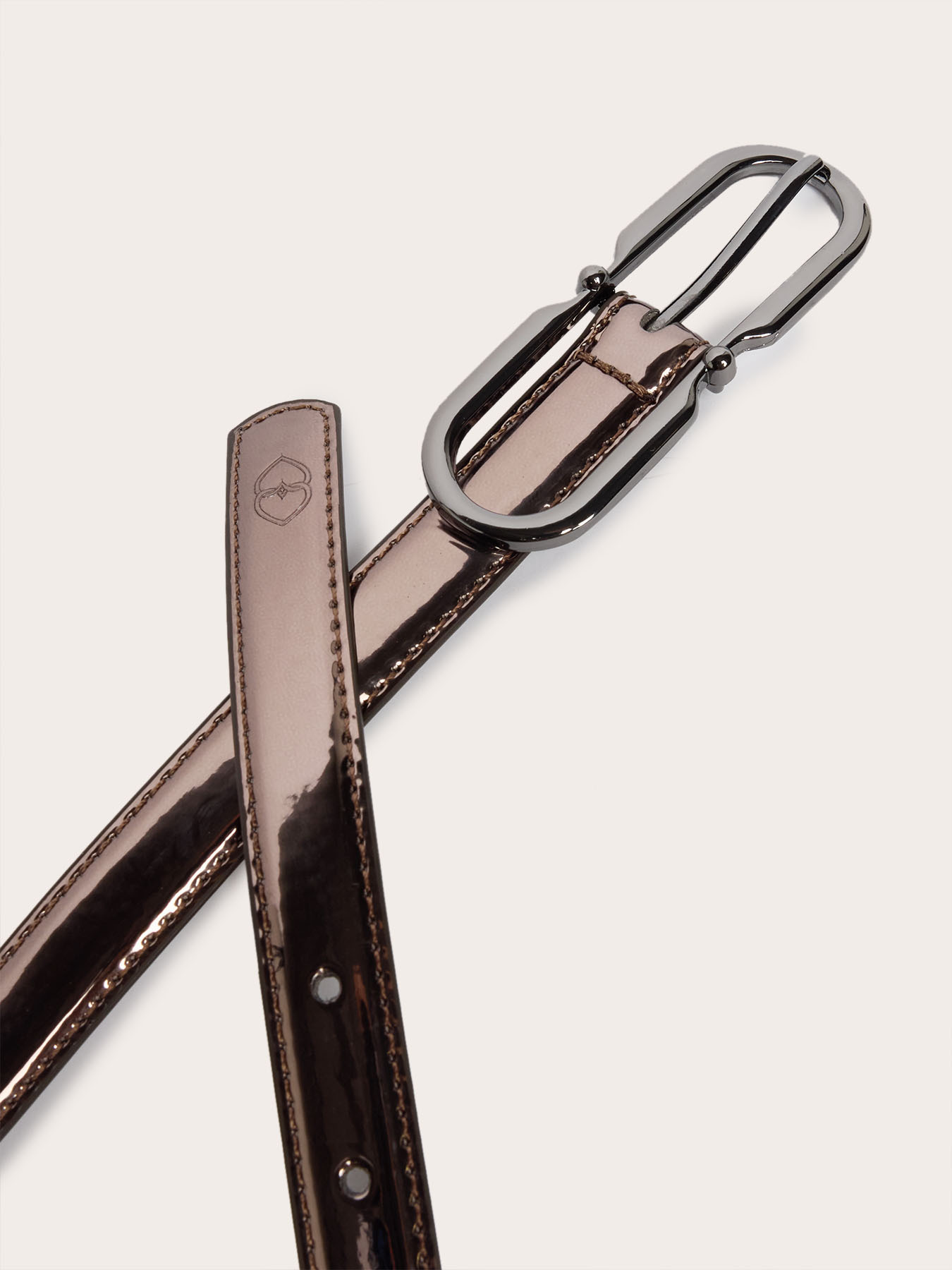 Ceinture basse laminée effet miroir image number 2