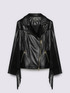 Biker jacket with maxi fringes image number 4