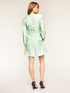 Jacquard satin wraparound dress image number 1