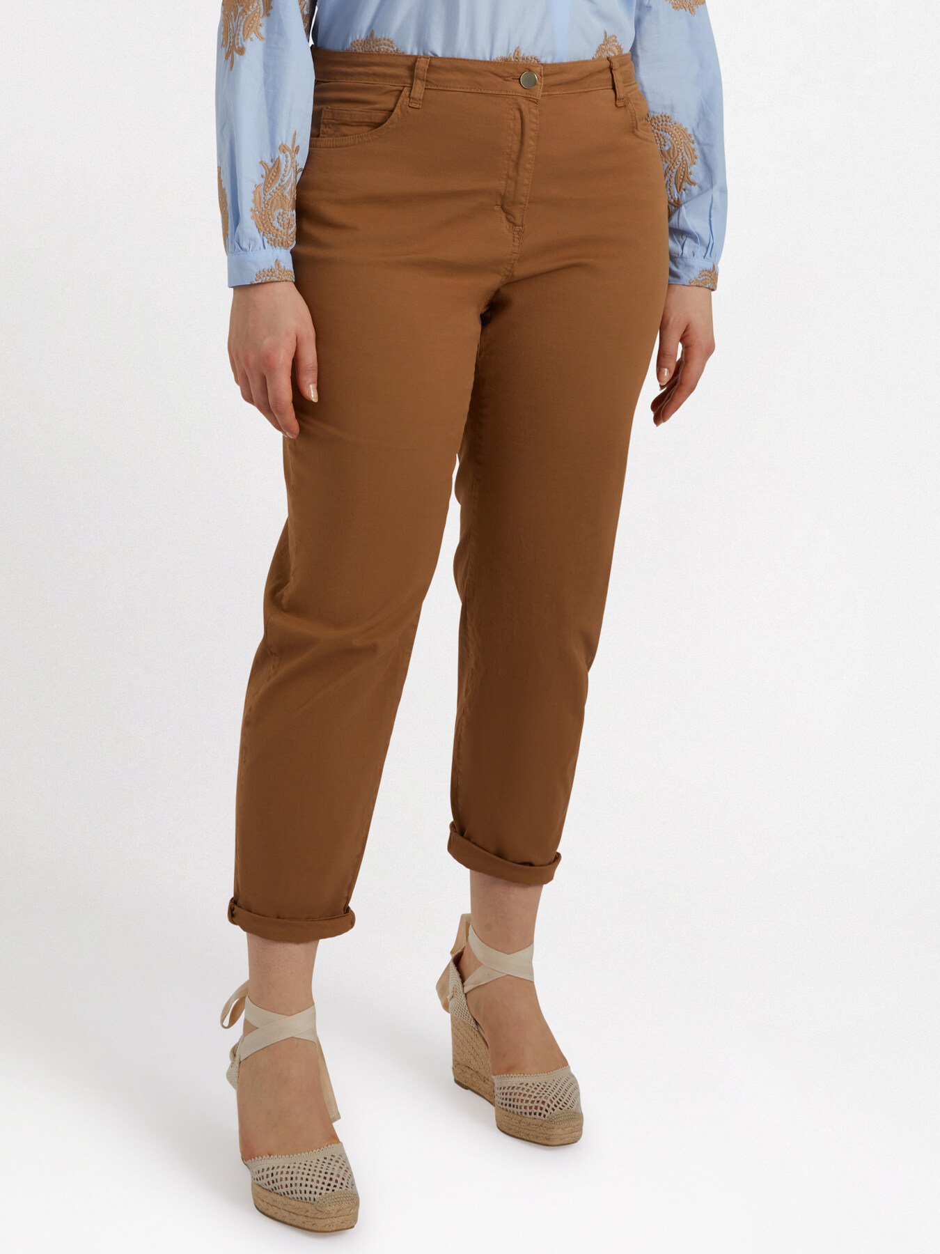 Gerade Hose mit Aufschlag image number 0