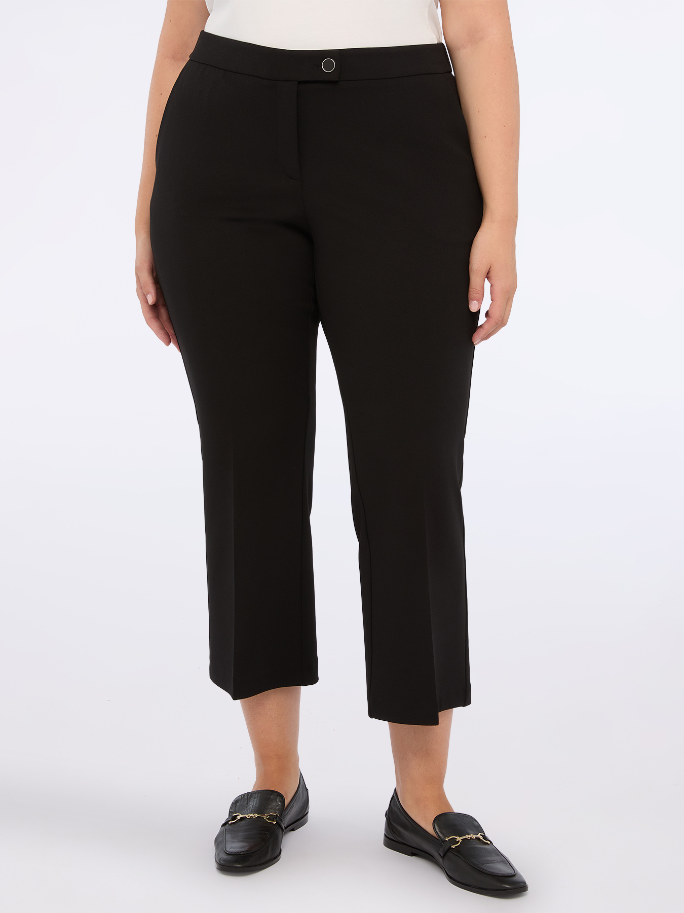 Pantalon kick flare en tissu stretch image number 2