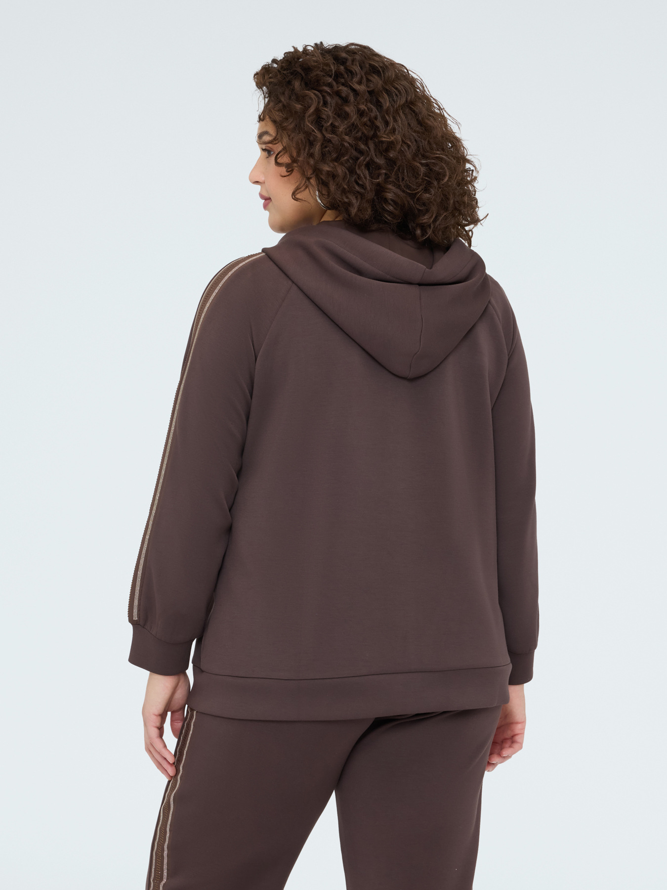 Kapuzenpullover mit Hotfix-Streifen image number 4