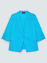 Cotton blend blazer with lapels image number 5