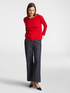 Sweater with boat neck image number 2