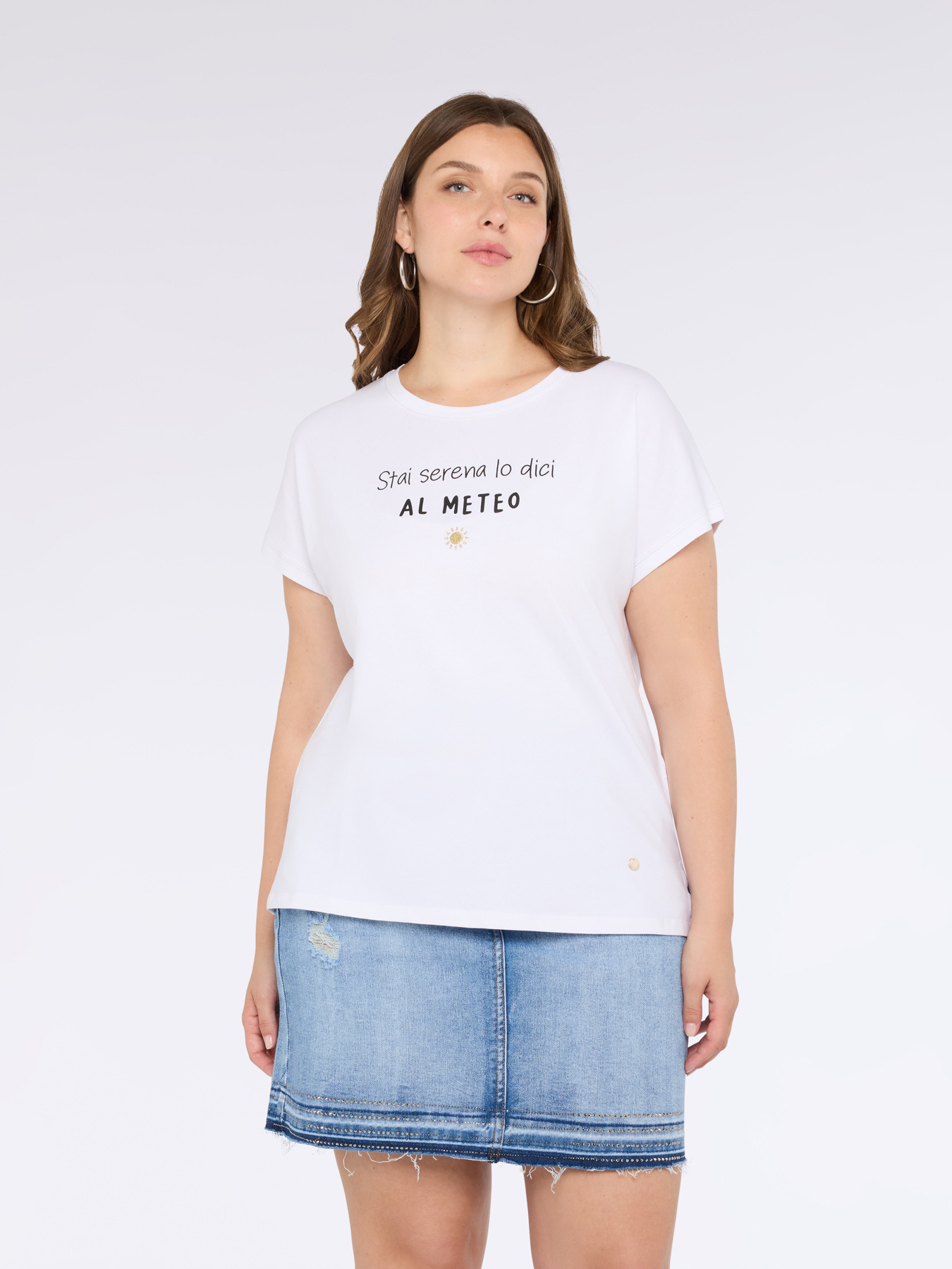 T-shirt en jersey avec phrase amusante image number 3