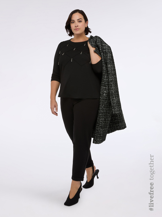 Balloon Pants in Milano Stitch