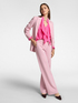 Men's cut Milano knit fabric trousers image number 0