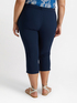 Capri pants with slits at the bottom image number 1