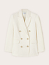 Blazer doppiopetto in panno bouclé image number 4