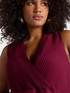 Plisseekleid mit V-Ausschnitt image number 2