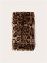 Schal mit Teddy-Effekt in Animalier-Muster image number 1