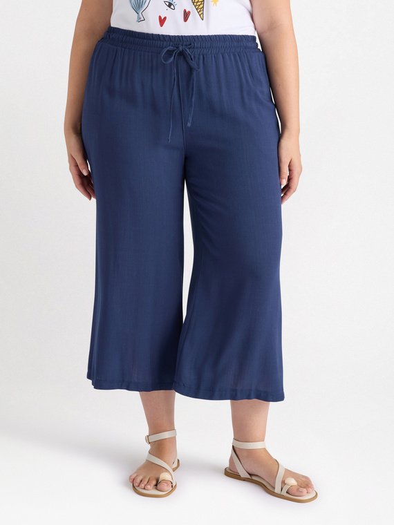 Pantalon large court