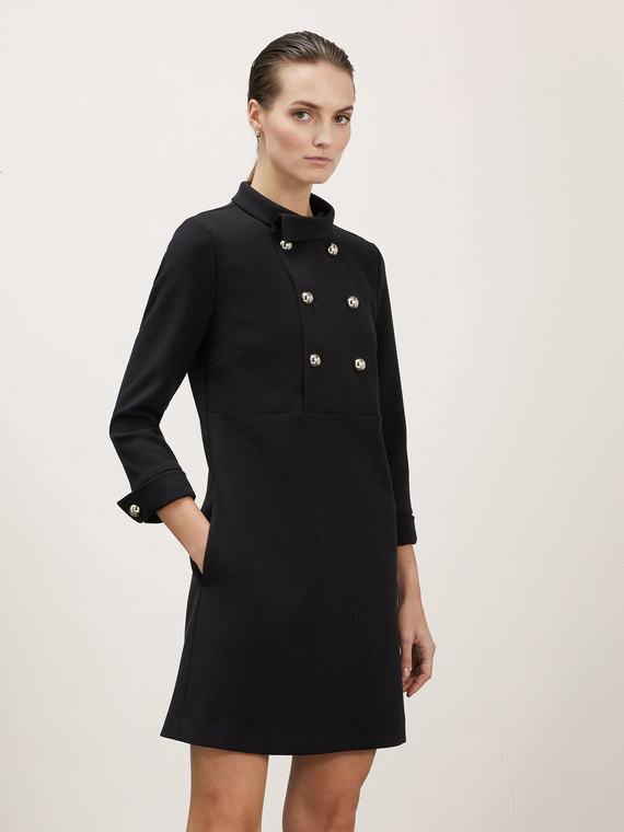 zweireihiges Minikleid