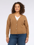 Cardigan in maglia fine con paillettes image number 0