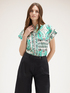 Camicia kimono fantasia foulard image number 0