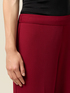 Wide-leg palazzo pants in crepe fabric image number 4