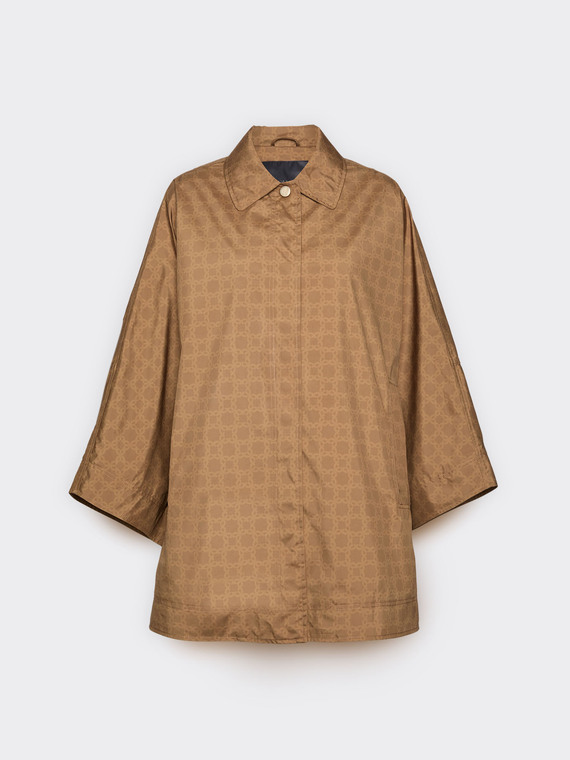 Monogram nylon caban