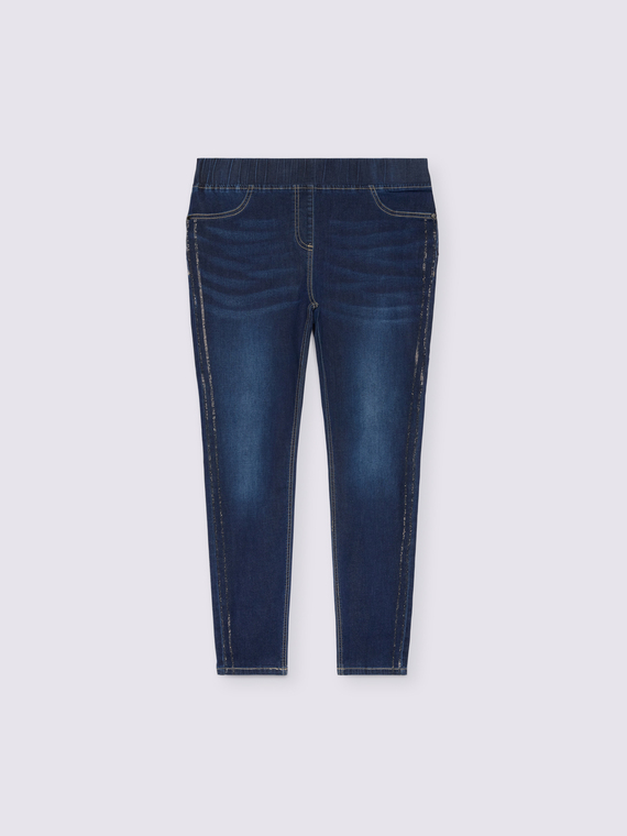 Jeggings avec strass sur le côté