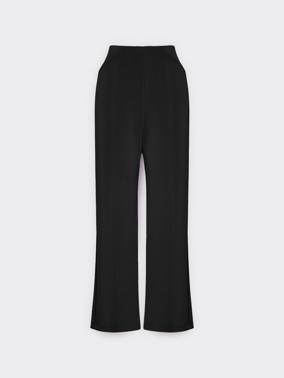 Pantalon palazzo en scuba