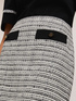 Jupe courte en tweed teint en fil image number 3