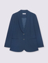 Fitted blazer in stretch fabric image number 5