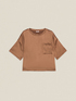 Blusa in raso con taschino image number 4