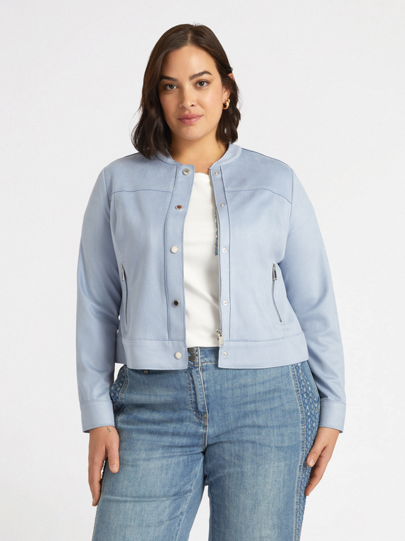 Soft-Touch-Jacke mit Taschen
