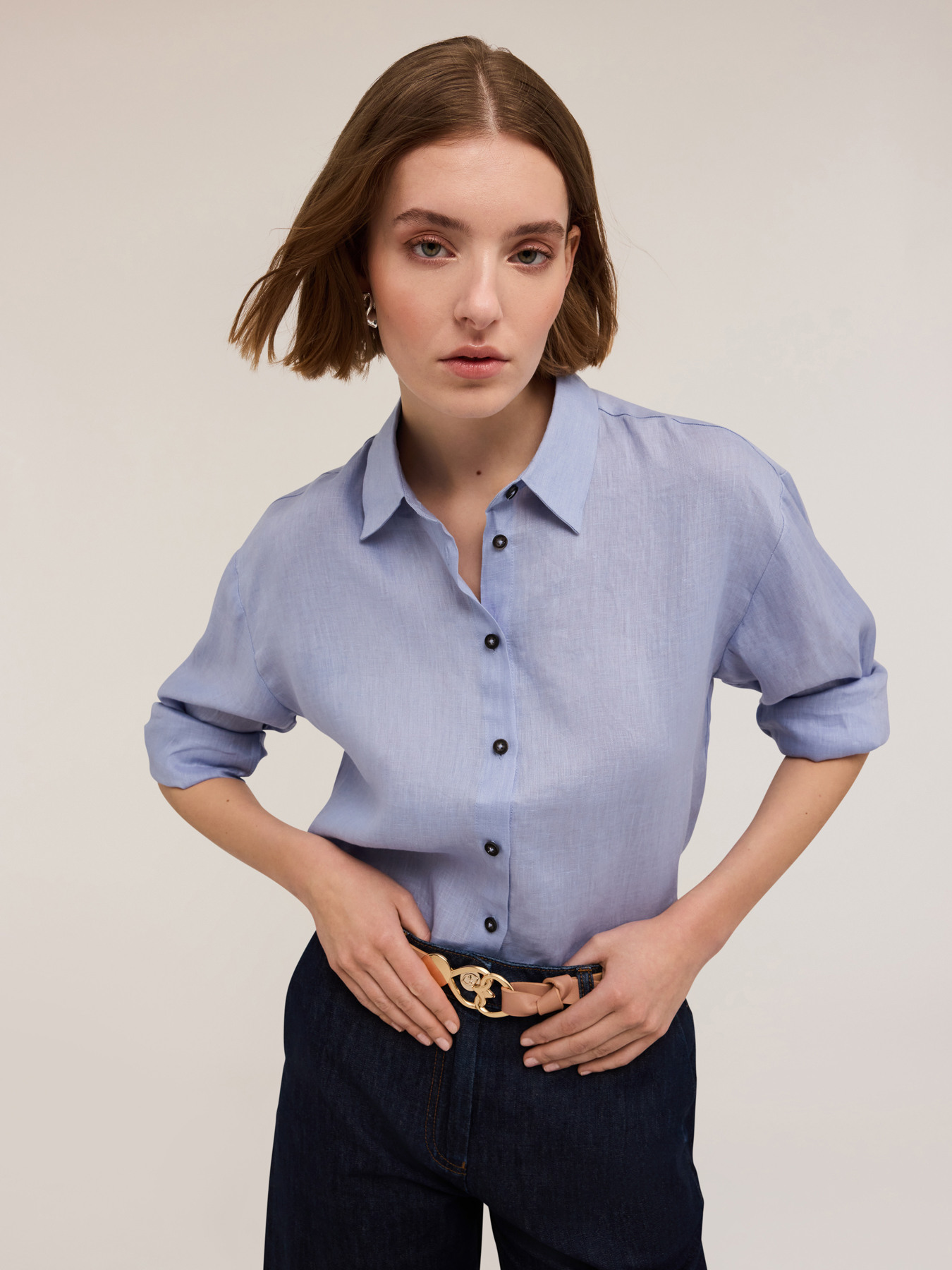 Camicia in lino image number 0