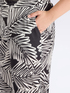 Bedruckte Hose mit weitem Bein image number 3