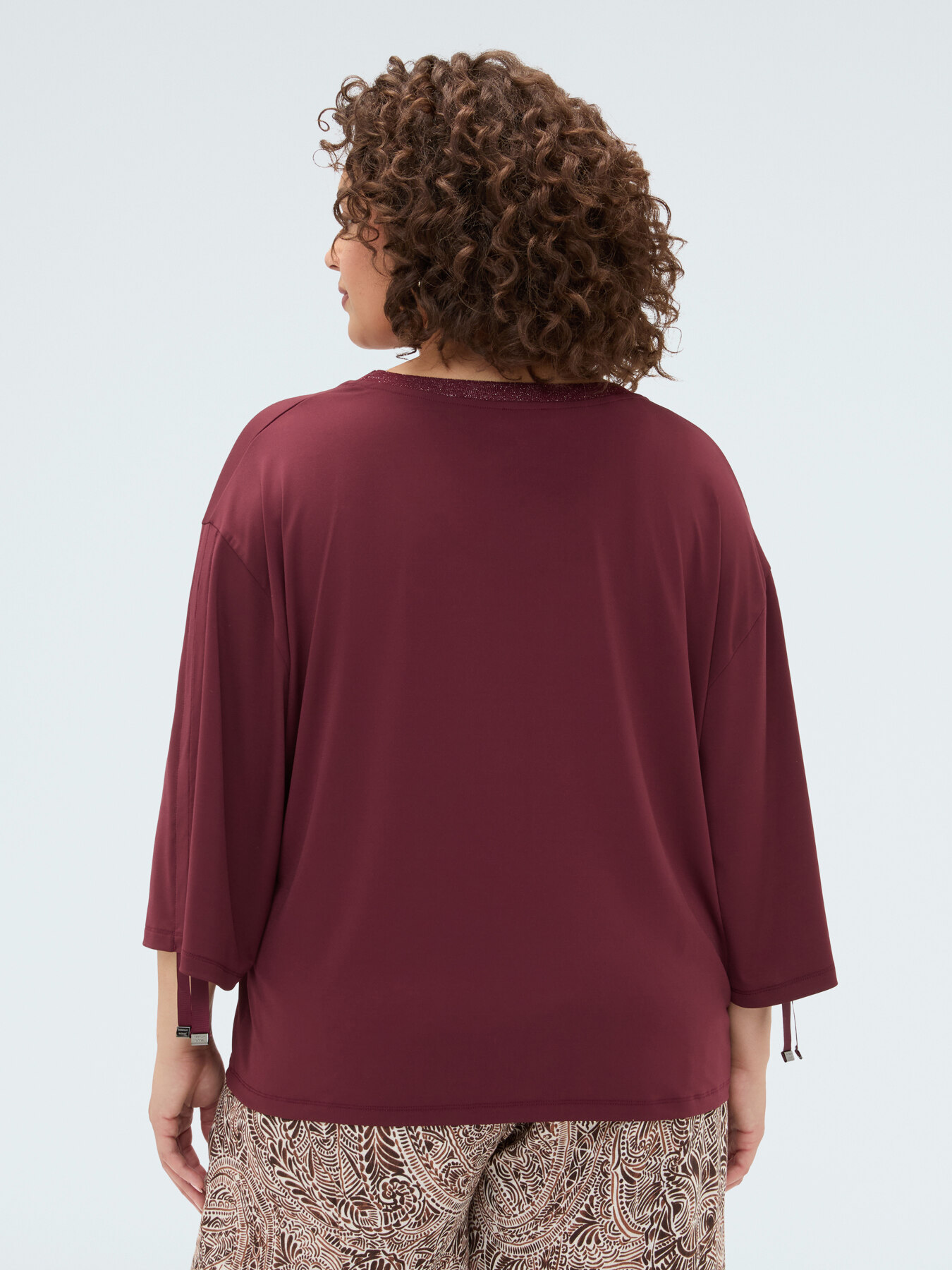 Jersey t-shirt with drawstring image number 1