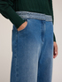 Jean boyfit avec ceinture bijou image number 3