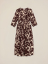 Patterned cotton midi shirtdress image number 4